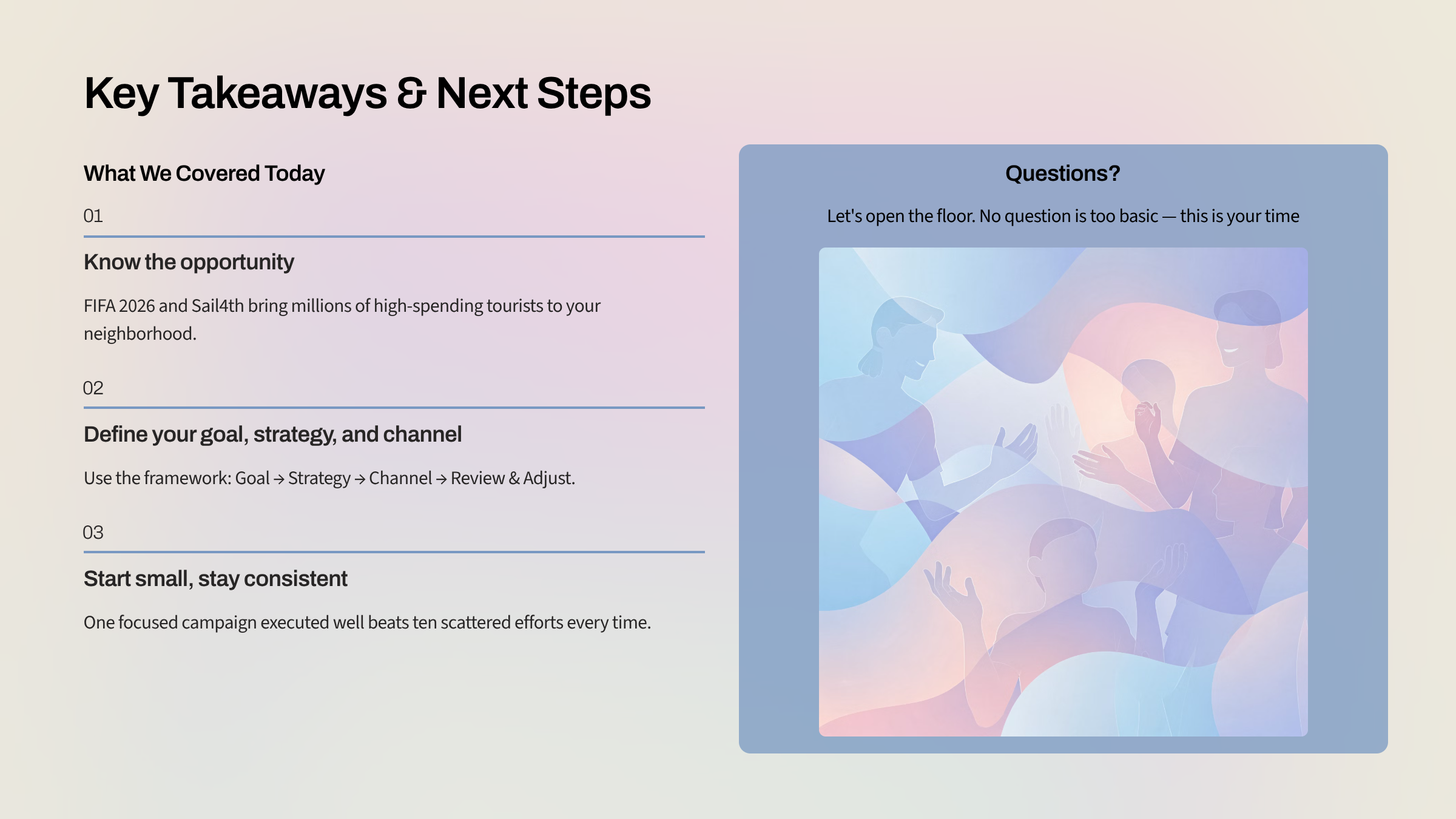 Key Takeaways and Next Steps